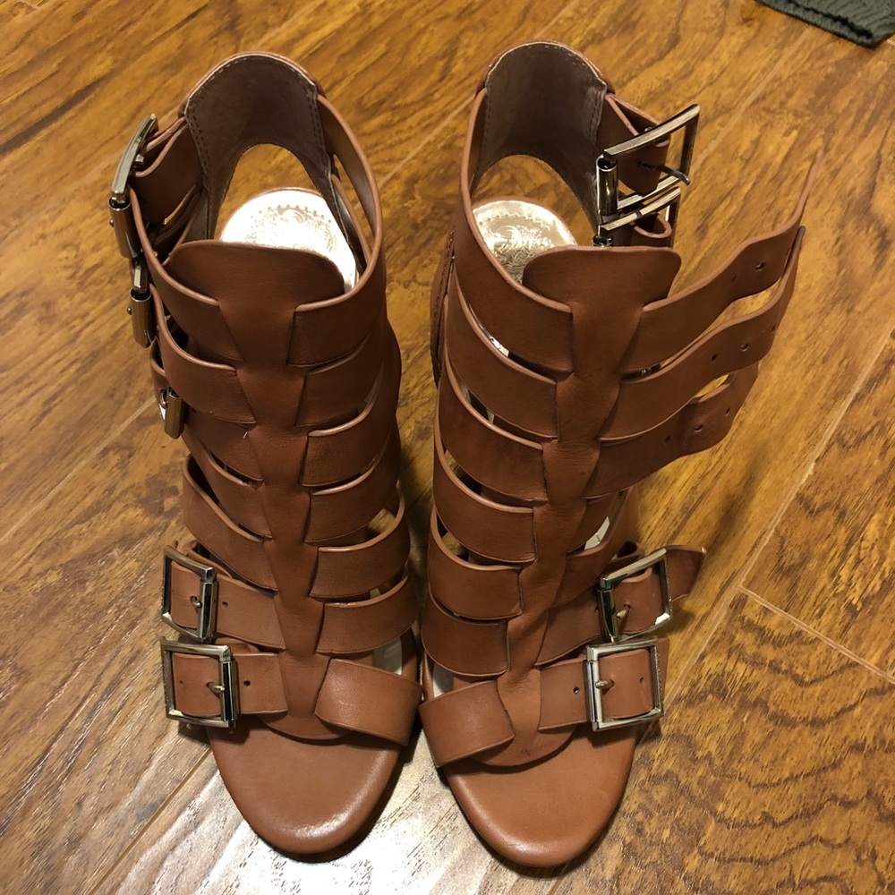 Vince Camuto Gladiator leather heels